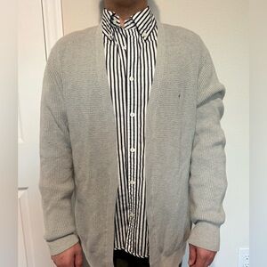 All Saints Light Gray Men's Cardigan